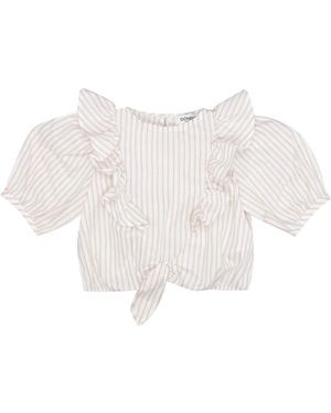 Dondup Overhemden ,Wit ,Blouses
