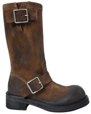 Ann Demeulemeester High Boots - Brown