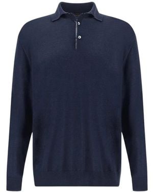 Paul & Shark Polohemd Mit Knopfleiste - Blau