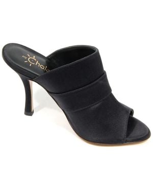 MyChalom Heeled Mules - Black