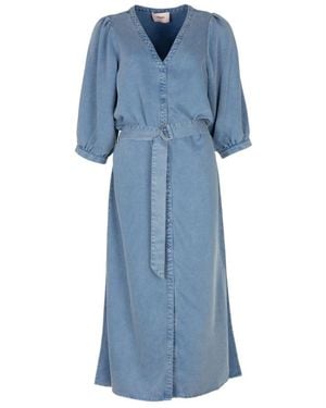 Freebird by Steven Midi Dresses - Blue