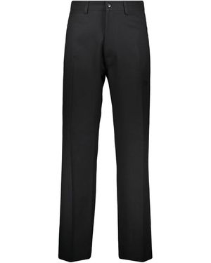 Random Identities Stoffhose Mit Gürtelschlaufen - Schwarz