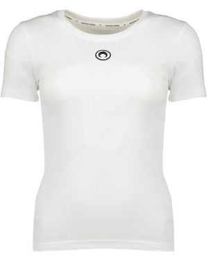 Marine Serre T-Shirts - Bianco