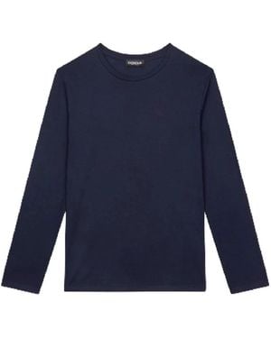 Dondup Long Sleeve T-Shirts - Blue