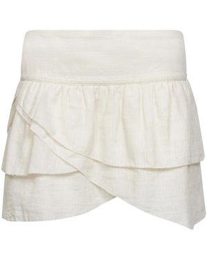 Isabel Marant Dejha Mini Rok - Naturel
