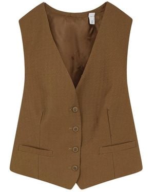 Burberry Vests - Brown