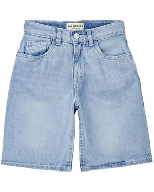 Roy Rogers Denim Shorts - Azul