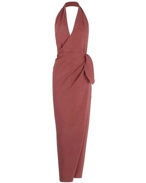 Cortana Wrap Dresses - Red