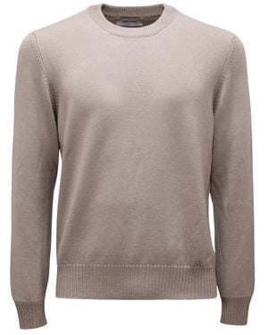 Gran Sasso Round-Neck Knitwear - Gris