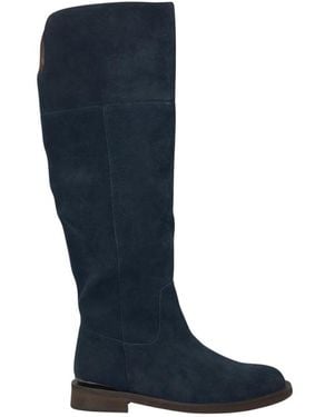 Alma En Pena. High Boots - Blue
