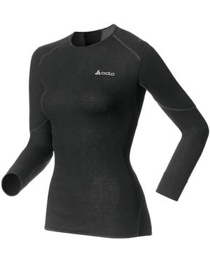 Odlo 15000 Crew Neck L/S - Schwarz