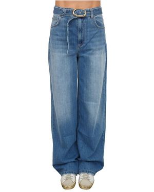 Twinset Wide Jeans - Azul
