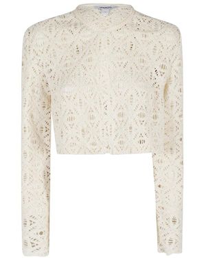 Sabina Musayev Round-Neck Knitwear - White