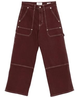 Rails Cropped Jeans - Rojo
