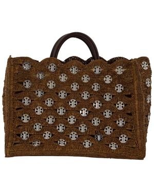 Rabanne Tote Bags - Marrón