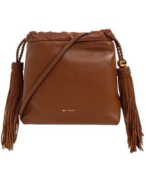 Etro Tassen ,Bruin ,Bucket Bags