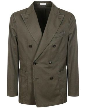 Boglioli Blauer Eleganter Anzug Für Formelle Anlässe - Grün