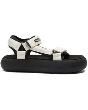 Moon Boot Flat Sandals - Black