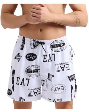 Emporio Armani Casual Shorts - Blue