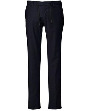 Mason's Straight Trousers - Bleu