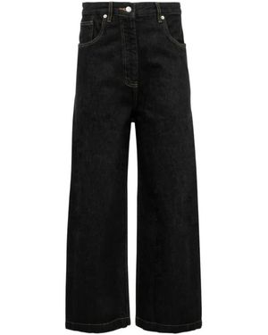 Studio Nicholson Denim-Jeans Mit Gebogenem Bein - Schwarz