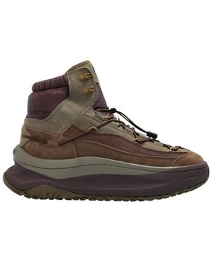 Moon Boot Lace-Up Boots - Marron