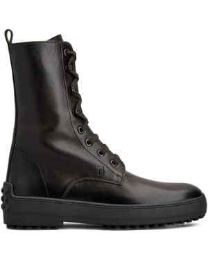 Tod's Lace-Up Boots - Negro