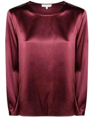 Antonelli Overhemden ,Rood ,Adige T-Shirt Ml Seta
