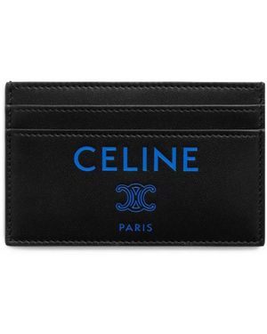Celine Kartenetui Aus Glattleder - Schwarz