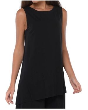 Kaos Sleeveless Tops - Black