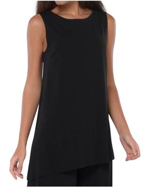 Kaos Sleeveless Tops - Black