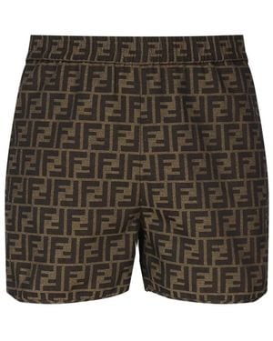 Fendi Short Shorts - Grey