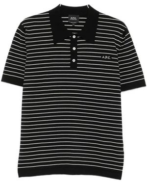 A.P.C. Polo - Zwart