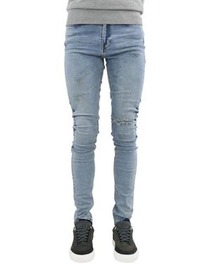 flâneur Destroyer Skinny Jeans - Blauw
