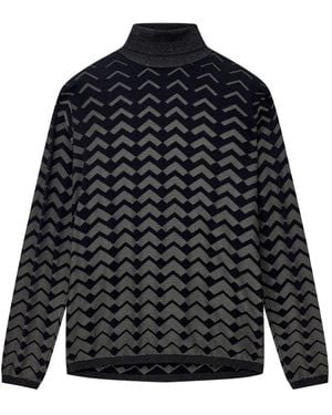 Emporio Armani Truien & Vesten ,Veelkleurig ,Coltruien - Blauw