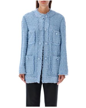 Dolce & Gabbana Tweed Jackets - Blue