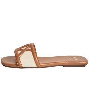ARMANI EXCHANGE Sliders - Brown