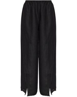 Posse Broeken ,Zwart ,Linnen Alfie Linnen Broek