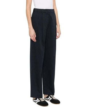 DUNST Wide Trousers - Black