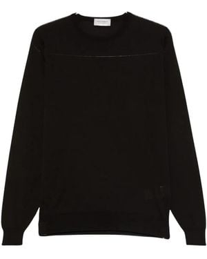 John Smedley Round-Neck Knitwear - Zwart