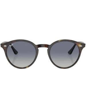Ray-Ban Zonnebril Met Ronde Glazen - Grijs