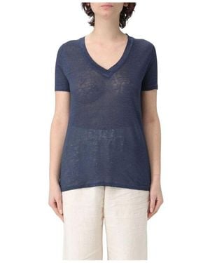 120% Lino T-Shirts - Bleu