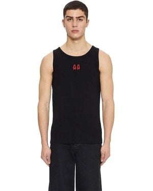 44 Label Group Sleeveless Tops - Black