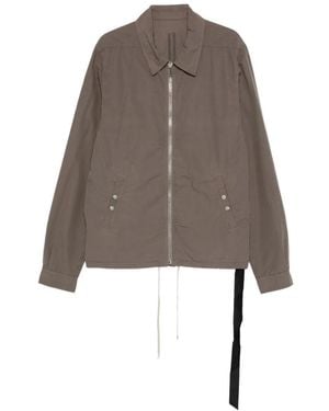 Rick Owens Zipfront Jas - Bruin