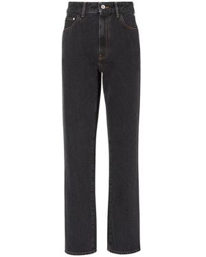 Gcds Straight Fit Jeans - Black