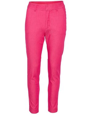 Kaffe Broeken ,Roze ,Virtual Chino Broek