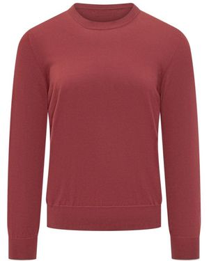 Brunello Cucinelli Trui Met Ronde Hals - Rood