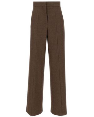 The Seafarer Wide Trousers - Brown