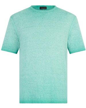 Roberto Collina Tops ,Blauw ,T-Shirts