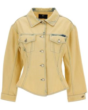 3x1 Pick Dumbo Denim Jacket - Geel